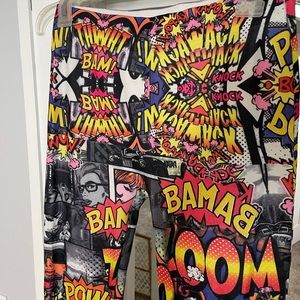 Legging with Comic Book Print